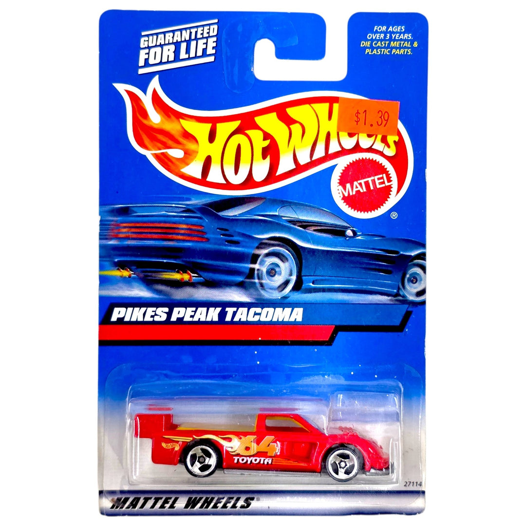 Hot Wheels - Pikes Peak Tacoma - 2000 *Card Variation* - Top CollectiblesDiecastHot Wheels