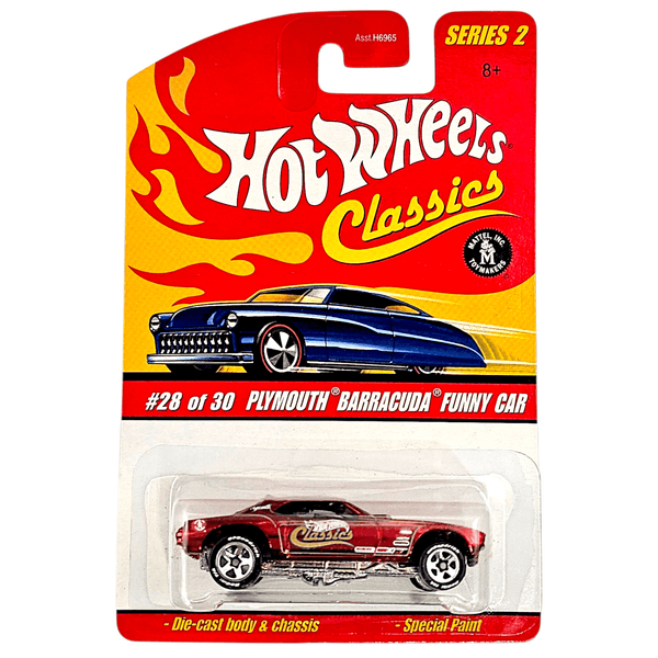 Hot Wheels - Plymouth Barracuda Funny Car - 2006 Classics Series 2 - Top CollectiblesDiecastHot Wheels