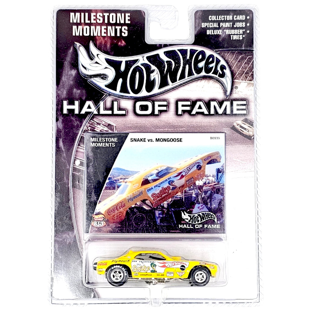 Hot Wheels - Plymouth Barracuda Funny Car "Snake" - 2003 Hall of Fame: Milestone Moments Series