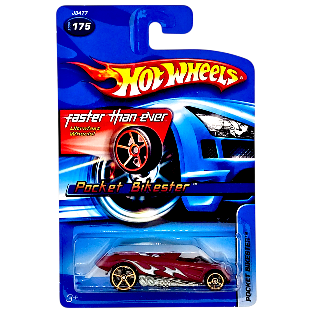 Hot Wheels - Pocket Bikester - 2006 *FTE Wheels Variation* - Top CollectiblesDiecastHot Wheels