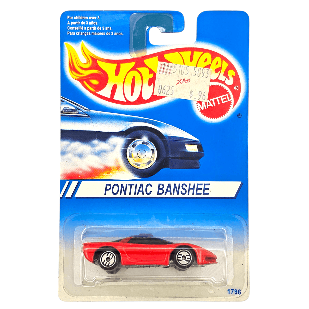 Hot Wheels - Pontiac Banshee - 1990 *Card Variation* - Top CollectiblesDiecastHot Wheels