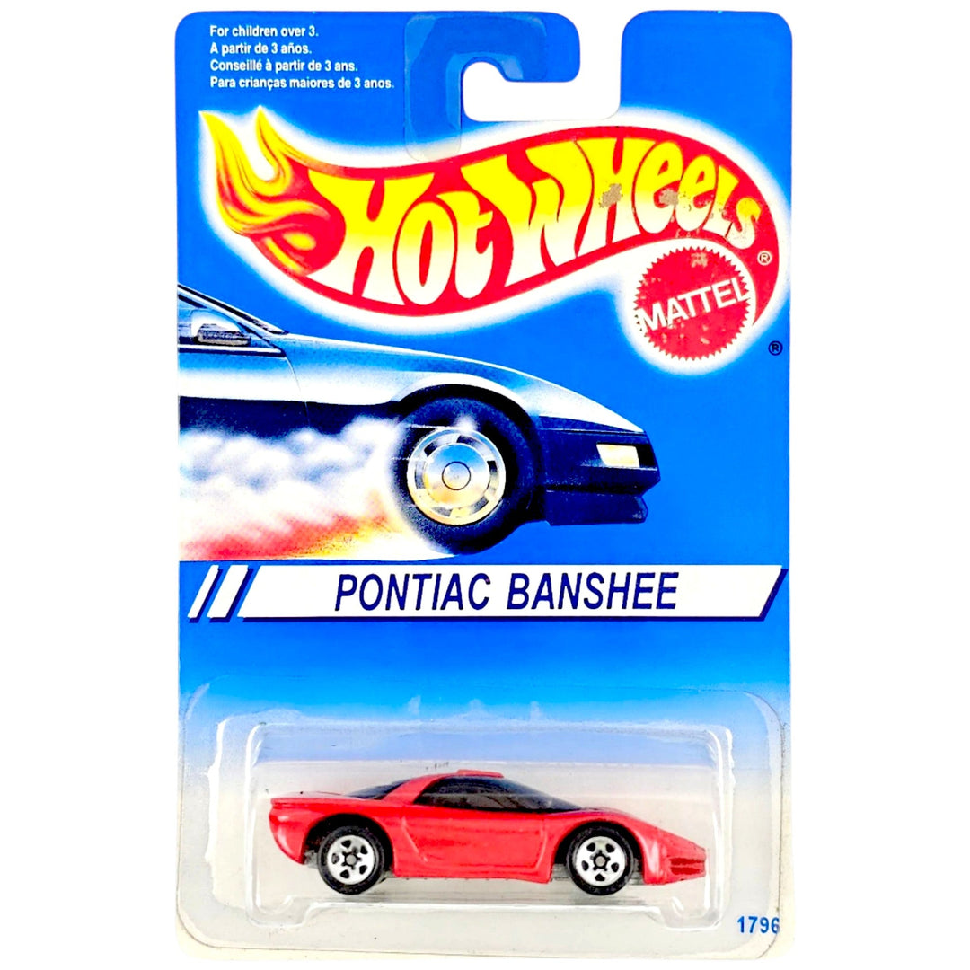 Hot Wheels - Pontiac Banshee - 1995 *Card Variation* - Top CollectiblesDiecastHot Wheels