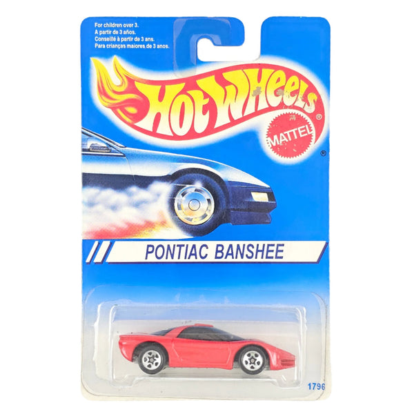 Hot Wheels - Pontiac Banshee - 1995 *Card Variation* - Top CollectiblesDiecastHot Wheels