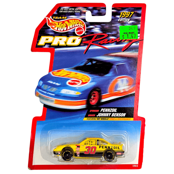Hot Wheels - Pontiac Grand Prix Stock Car - 1997 Pro Racing Team Hot Wheels Series - Top CollectiblesDiecastHot Wheels