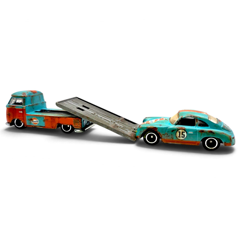 Hot Wheels - Porsche 356A Outlaw & VW transporter T1 Pickup *Custom* - Top CollectiblesDiecastHot Wheels