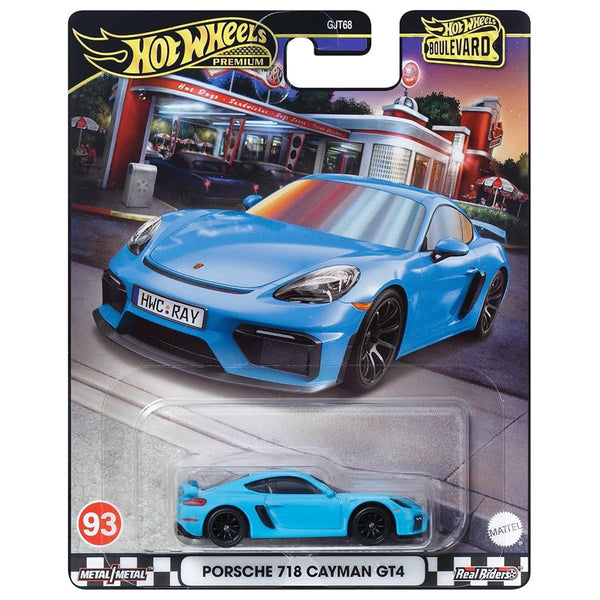 Hot Wheels - Porsche 718 Cayman GT4 - 2024 Boulevard Series - Top CollectiblesDiecastHot Wheels