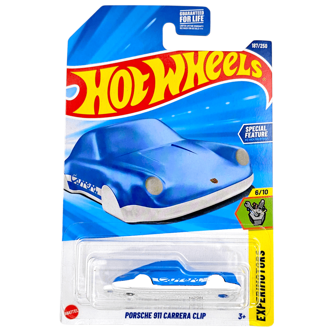 Hot Wheels - Porsche 911 Carrera Clip (Keychain) - 2025 - Top CollectiblesDiecastHot Wheels