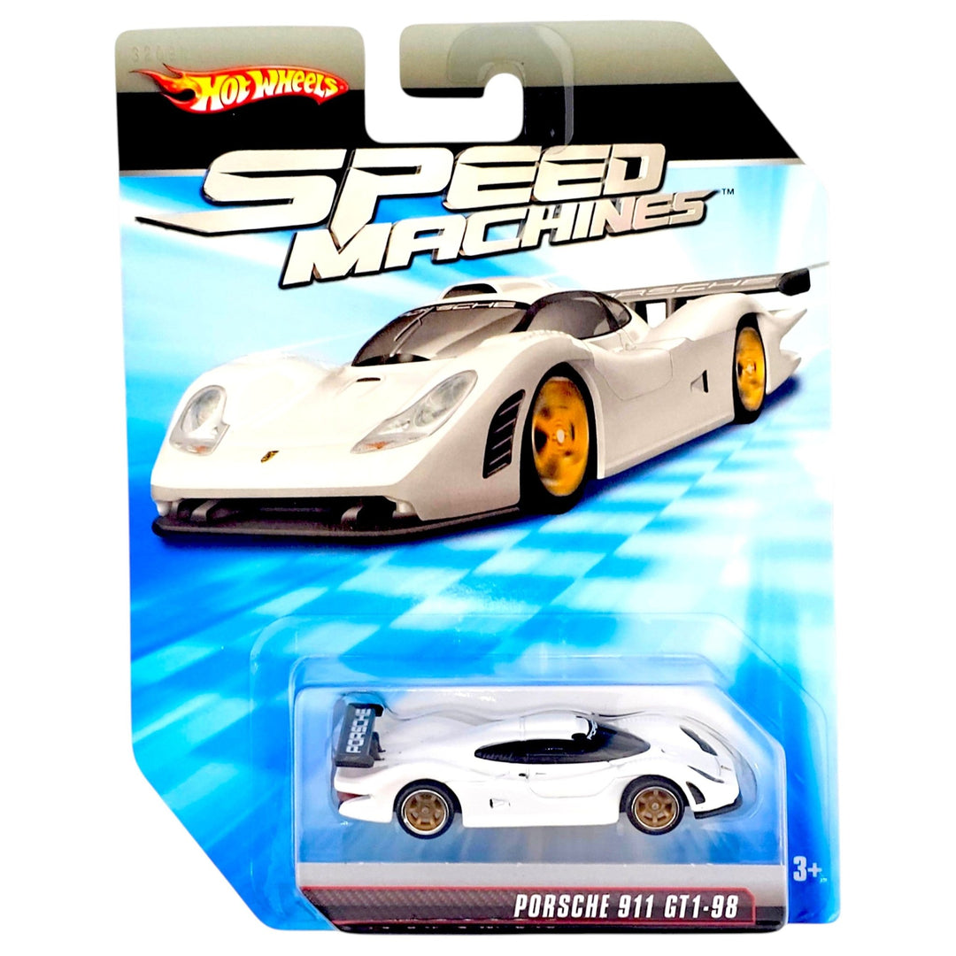 Hot Wheels - Porsche 911 GT1-98 - 2010 Speed Machines Series - Top CollectiblesDiecastHot Wheels