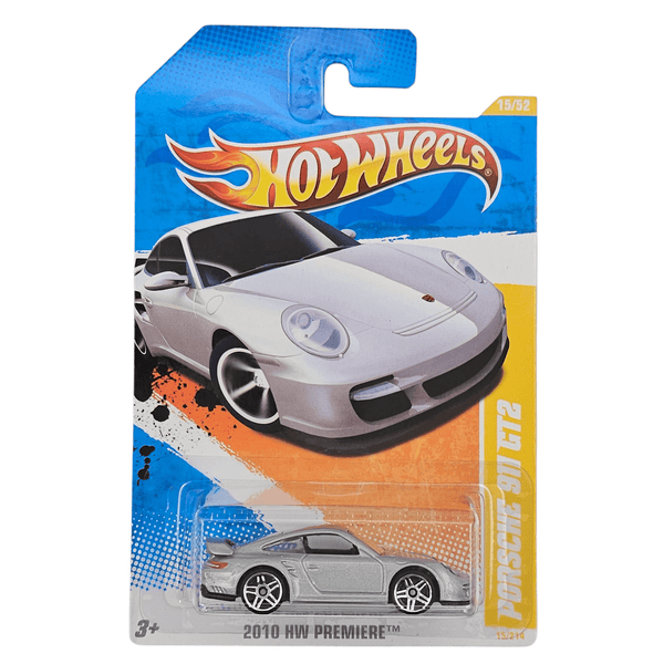 Hot Wheels - Porsche 911 GT2 - 2010 *Card Variation* - Top CollectiblesDiecastHot Wheels