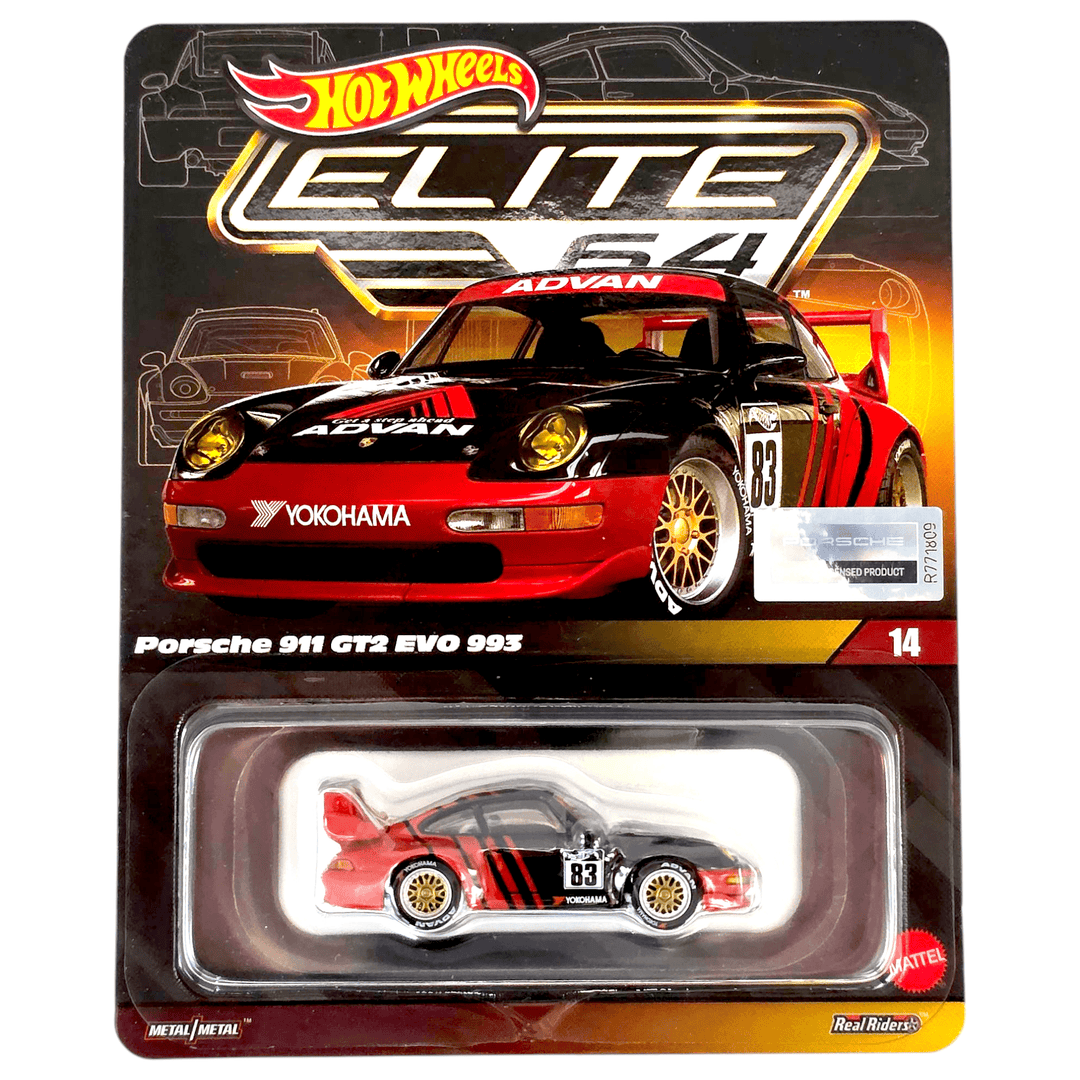 Hot Wheels - Porsche 911 GT2 Evo 993 - 2025 Elite 64 Series - Top CollectiblesDiecastHot Wheels