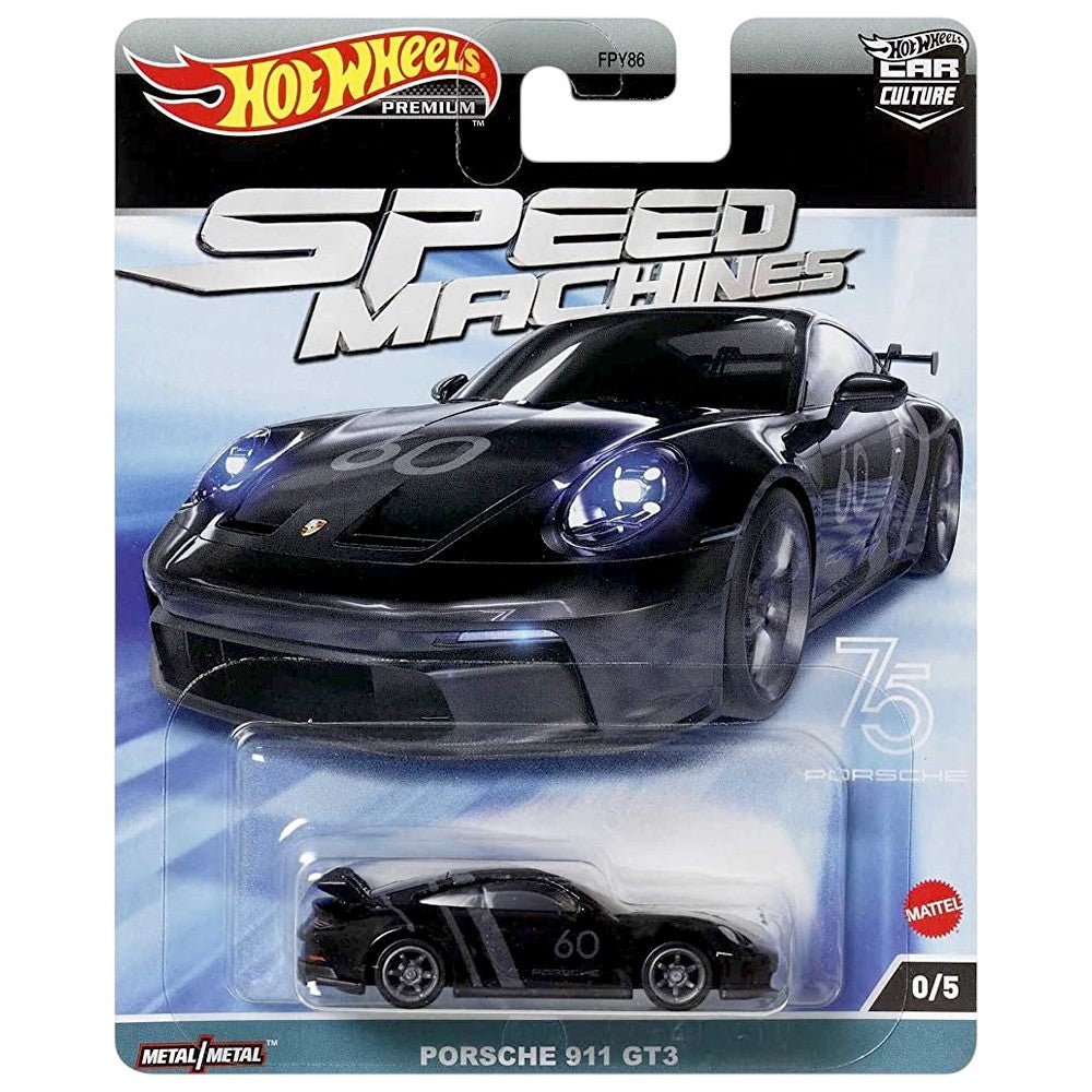 Hot Wheels - Porsche 911 GT3 - 2023 Speed Machines Series *Chase* - Top CollectiblesDiecastHot Wheels