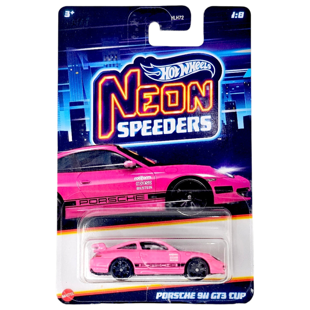 Hot Wheels - Porsche 911 GT3 Cup - 2024 Neon Speeders Series - Top CollectiblesDiecastHot Wheels