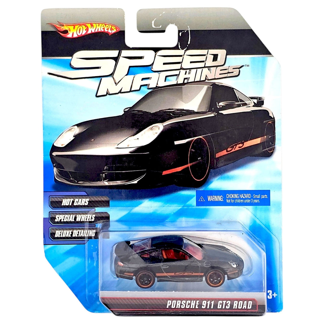 Hot Wheels - Porsche 911 GT3 Road - 2010 Speed Machines Series - Top CollectiblesDiecastHot Wheels