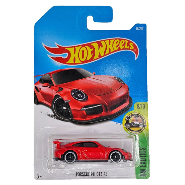 Hot Wheels - Porsche 911 GT3 RS - 2016 - Top CollectiblesDiecastHot Wheels