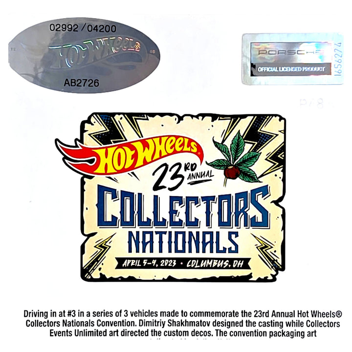 Hot Wheels - Porsche 930 - 2023 *23rd Collectors Nationals Exclusive* - Top CollectiblesDiecastHot Wheels
