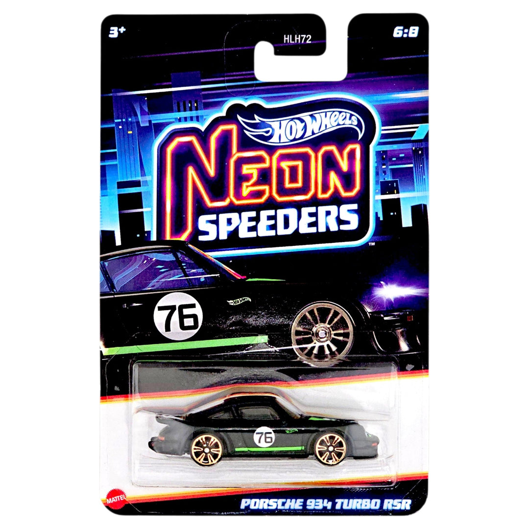 Hot Wheels - Porsche 934 Turbo RSR - 2025 Neon Speeder Series - Top CollectiblesDiecastHot Wheels