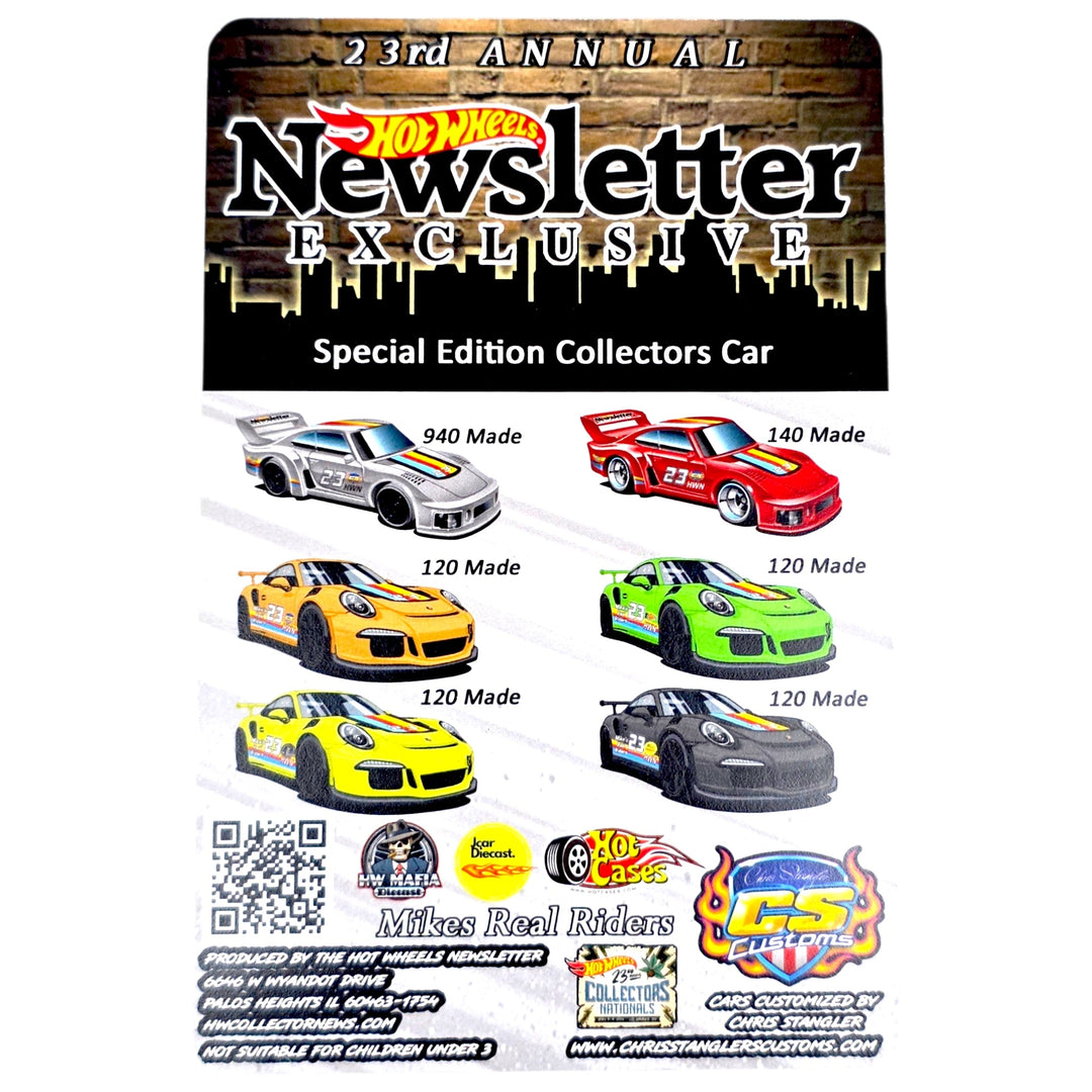 Hot Wheels - Porsche 935 - 2023 *23rd Collectors Nationals Exclusive - Custom* - Signed by Chris Stangler - Top CollectiblesDiecastHot Wheels