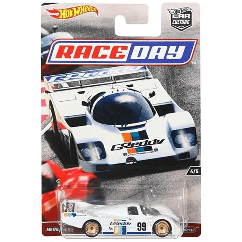 Hot Wheels - Porsche 962 - 2017 Race Day Series - Top CollectiblesDiecastHot Wheels