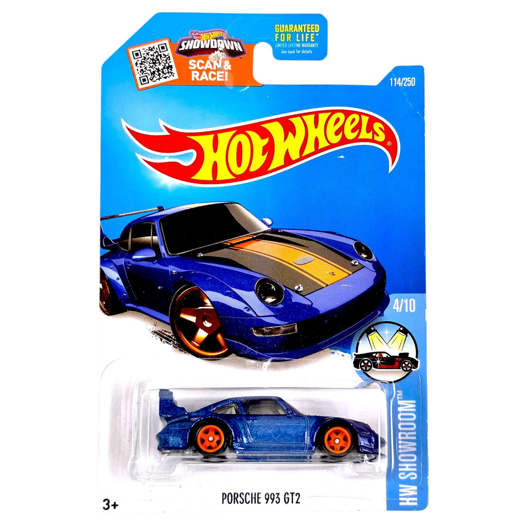 Hot Wheels - Porsche 993 GT2 - 2016 *Super Treasure Hunt* - Top CollectiblesDiecastHot Wheels