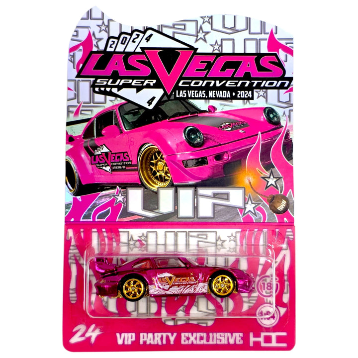 Hot Wheels - Porsche 993 GT2 - 2024 *Las Vegas Super Convention VIP Party Exclusive - Custom* - Top CollectiblesDiecastHot Wheels