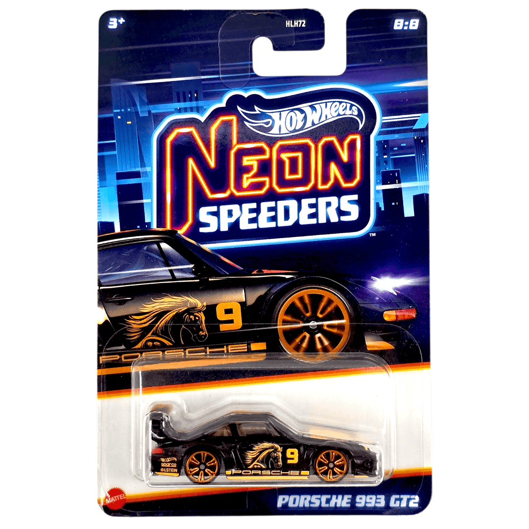Hot Wheels - Porsche 993 GT2 - 2025 Neon Speeders Series - Top CollectiblesDiecastHot Wheels