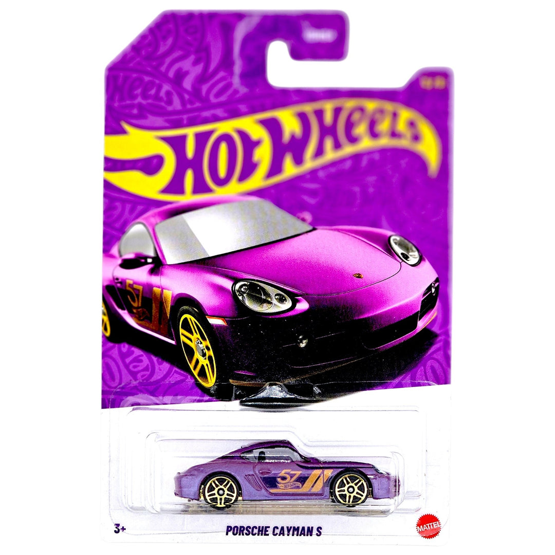Hot Wheels - Porsche Cayman S - 2025 Pearl & Chrome Series (Mix B) - Top CollectiblesDiecastHot Wheels