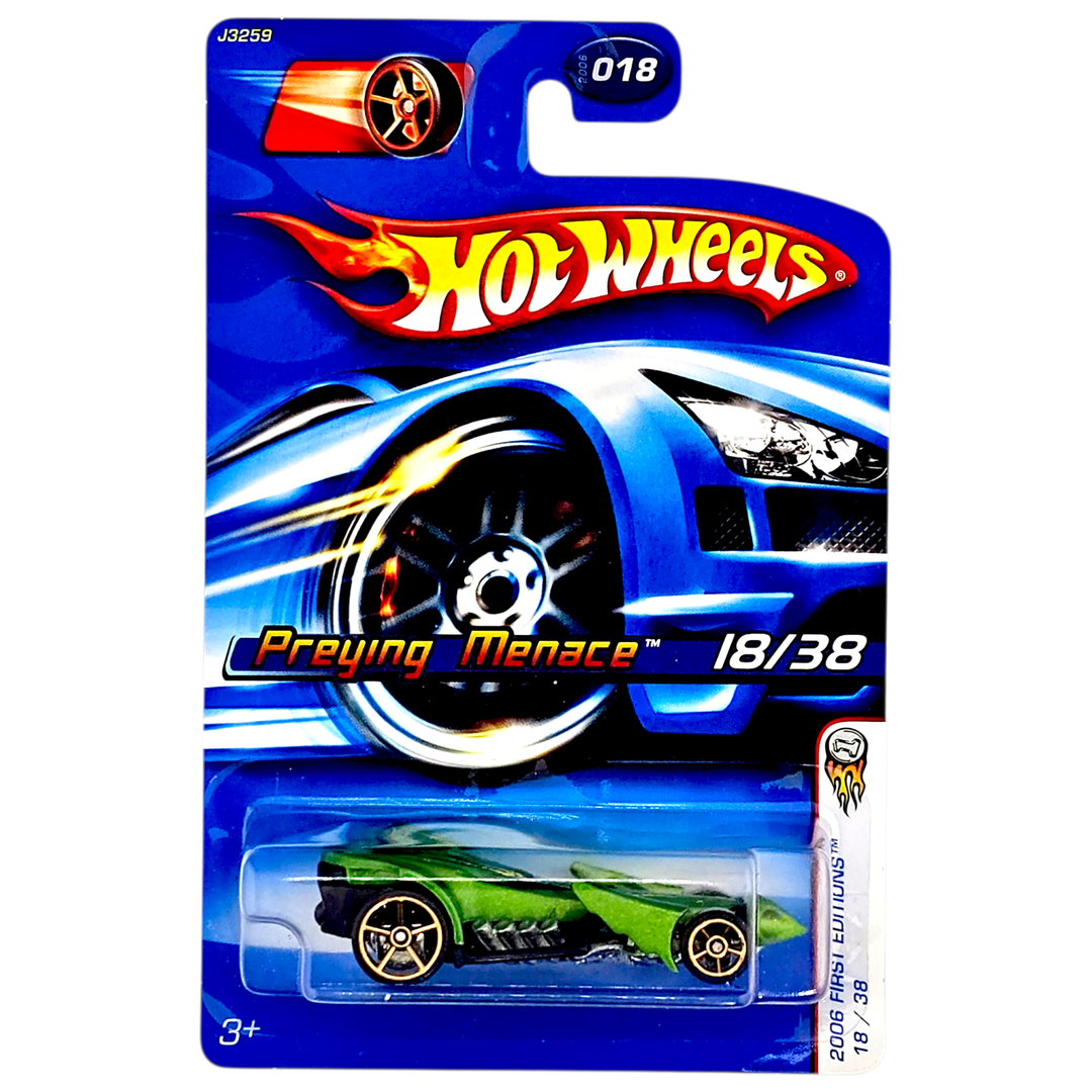 Hot Wheels - Preying Menace - 2006 *FTE Wheels Variation* - Top CollectiblesDiecastHot Wheels