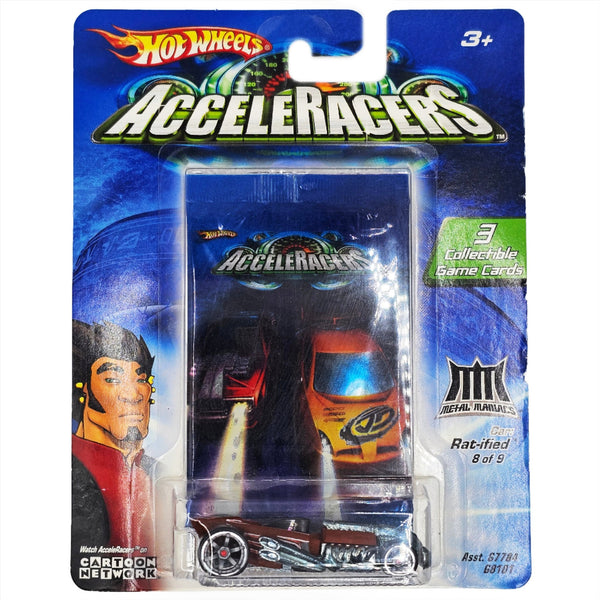 Hot Wheels - Rat - ified - 2005 Acceleracers Series *Wheels Variation* - Top CollectiblesDiecastHot Wheels