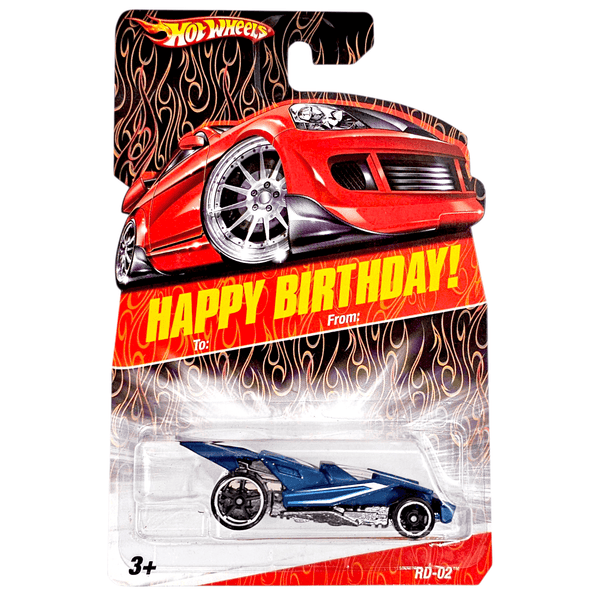 Hot Wheels - RD - 02 - 2008 Happy Birthday Card - Top CollectiblesDiecastHot Wheels