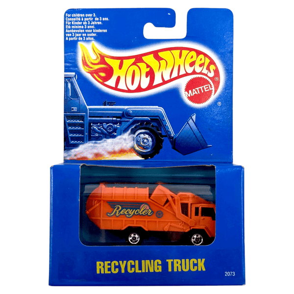 Hot Wheels - Recycling Truck - 1992 *Exclusive International Packaging* - Top CollectiblesDiecastHot Wheels