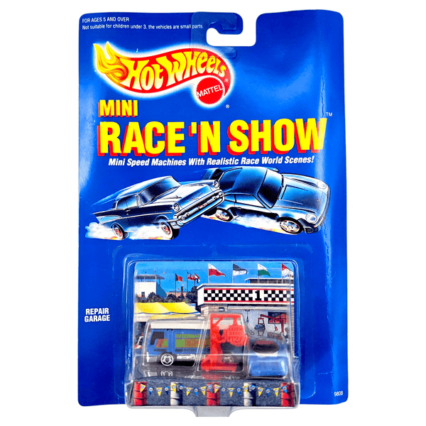 Hot Wheels - Repair Garage - 1990 Mini Race'N Show Series - Top CollectiblesDiecastHot Wheels