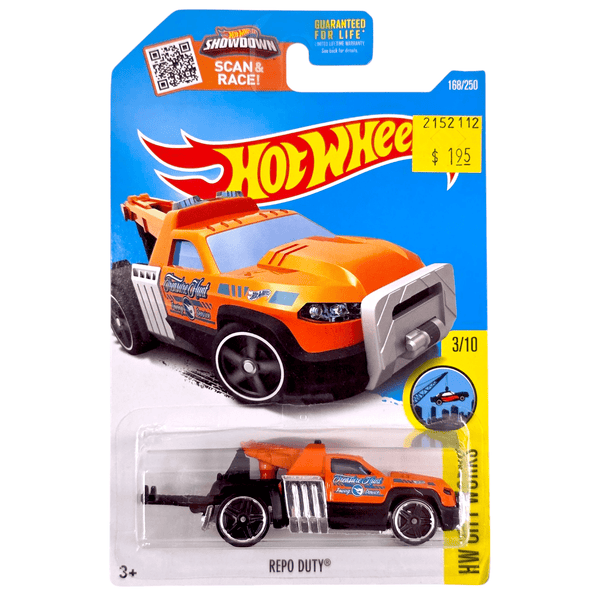 Hot Wheels - Repo Duty - 2016 *Treasure Hunt* - Top CollectiblesDiecastHot Wheels