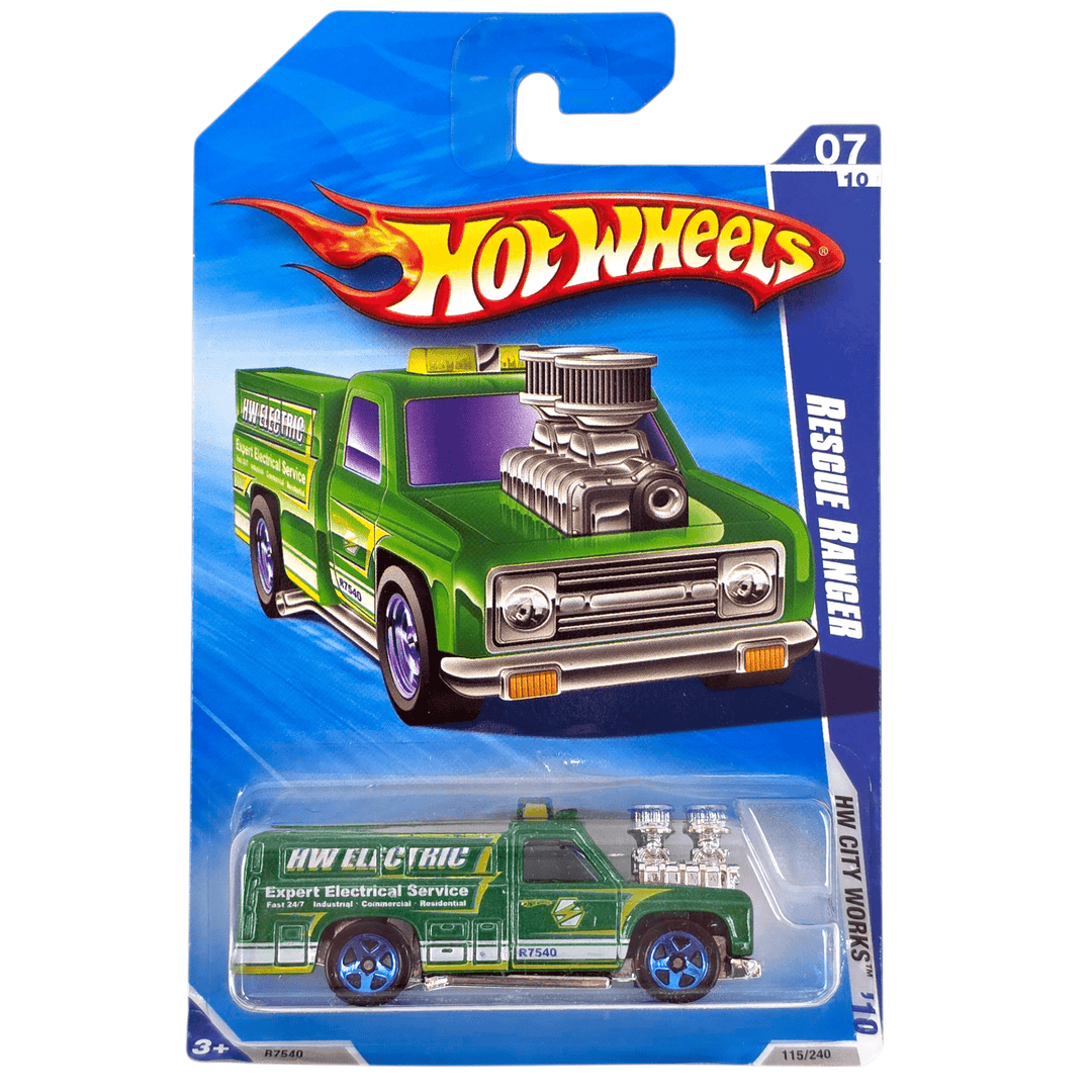 Hot Wheels - Rescue Ranger - 2010 - Top CollectiblesDiecastHot Wheels