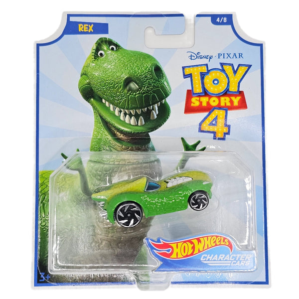 Hot Wheels - Rex - 2019 Toy Story 4 Character Cars Series - Top CollectiblesDiecastHot Wheels