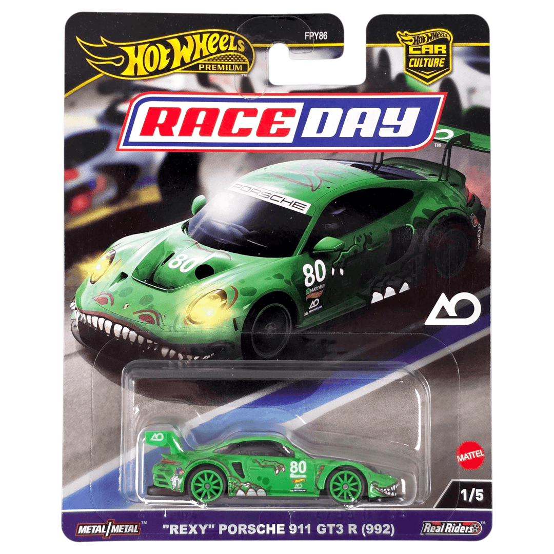 Hot Wheels - "Rexy" Porsche 911 GT3 R (992) - 2024 Race Day Series - Top CollectiblesDiecastHot Wheels
