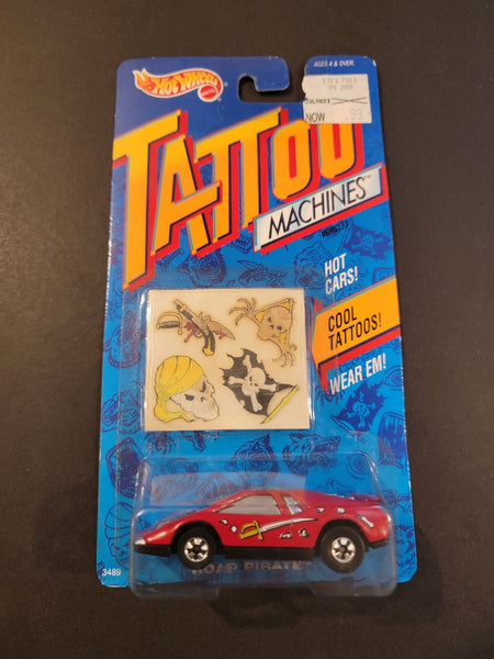 Hot Wheels - Road Pirate - 1993 Tattoo Machines - Top CollectiblesDiecastHot Wheels