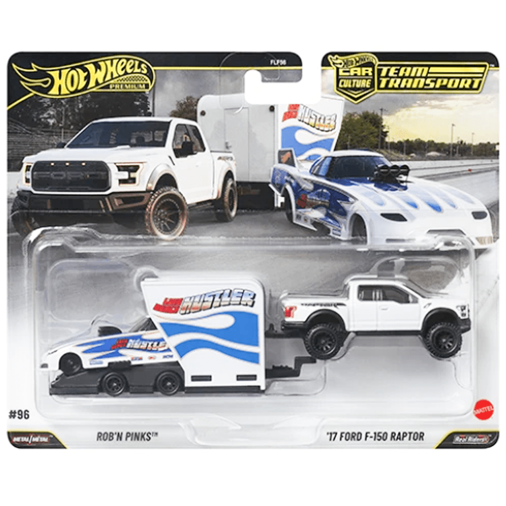 Hot Wheels - Rob'N Pinks & '17 Ford F-150 - 2026 Team Transport Series - Top CollectiblesDiecastHot Wheels