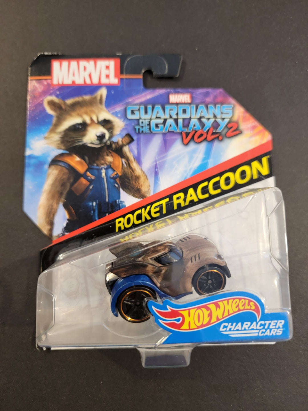 Hot Wheels - Rocket Raccoon - 2017 Guardians of the Galaxy Vol. 2 Character Cars Series - Top CollectiblesDiecastHot Wheels