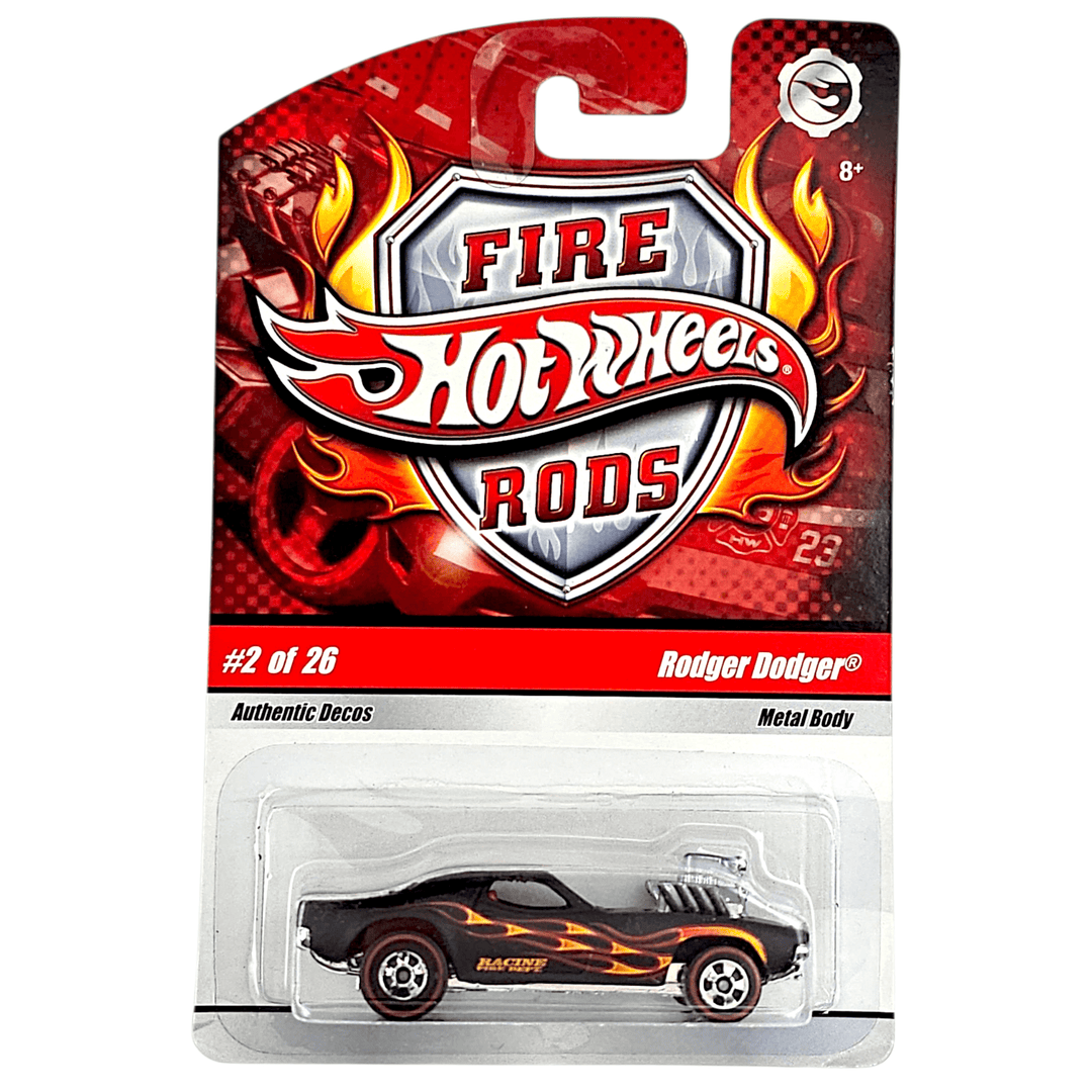 Hot Wheels - Rodger Dodger - 2009 Fire Rods Series - Top CollectiblesDiecastHot Wheels
