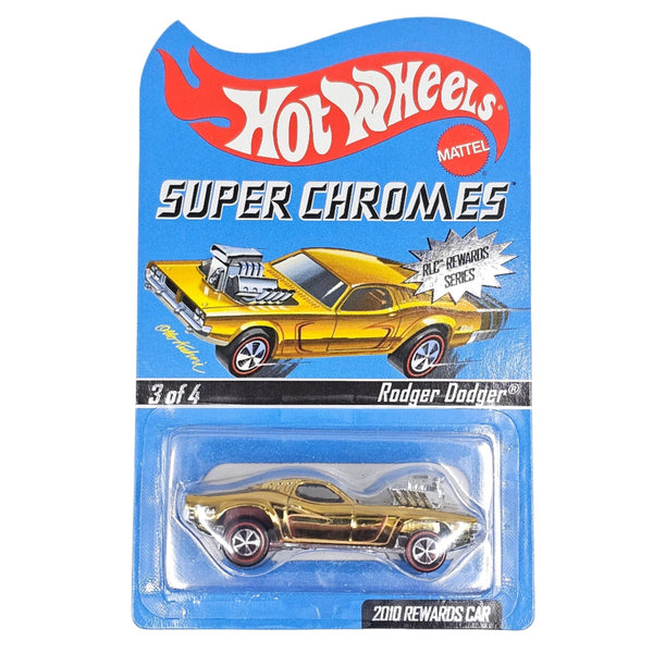 Hot Wheels - Rodger Dodger - 2010 Super Chromes RLC Rewards Series *Red Line Club Exclusive* - Limited to 2544 Units - Top CollectiblesDiecastHot Wheels