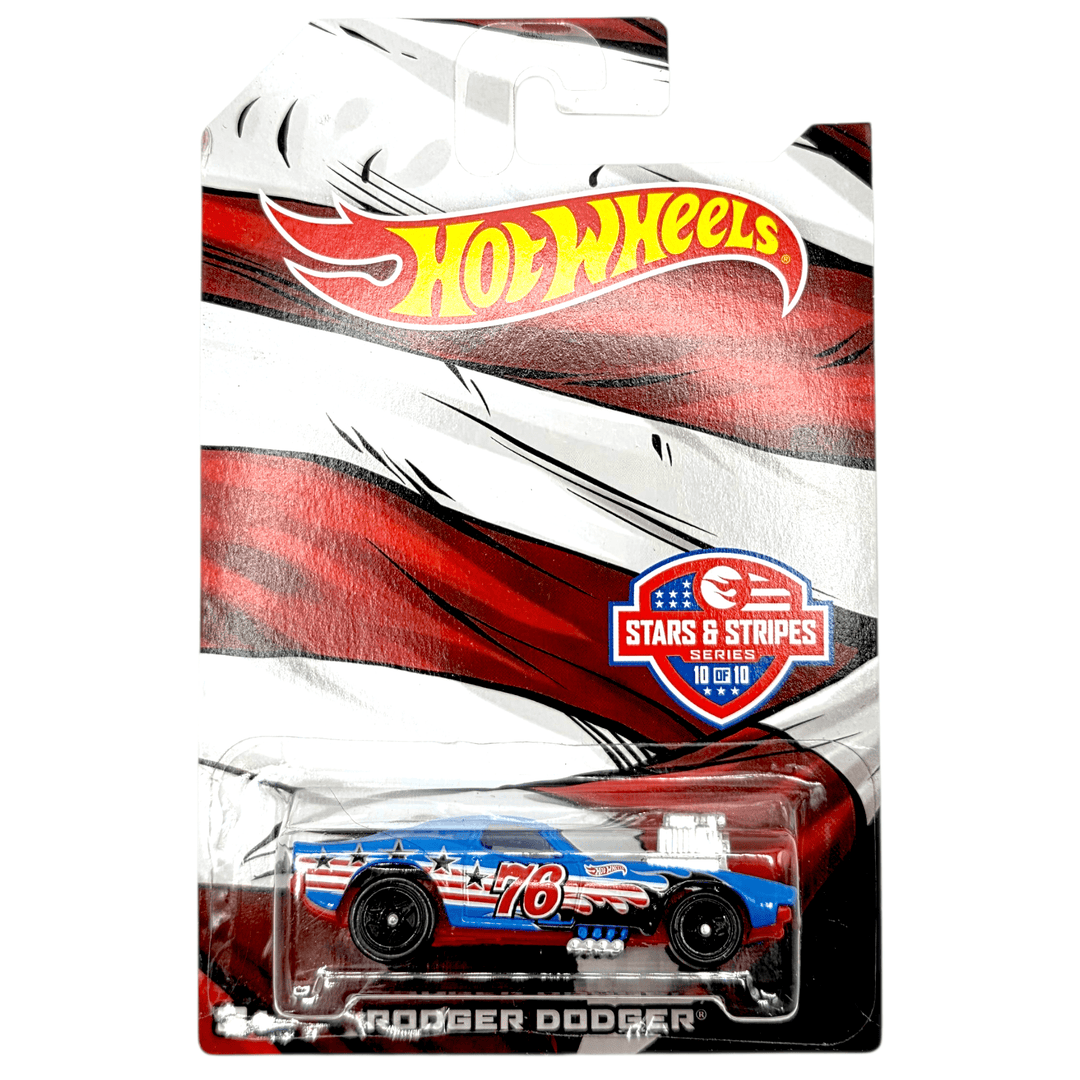 Hot Wheels - Rodger Dodger - 2016 Stars &amp; Stripes Series - Top CollectiblesDiecastHot Wheels