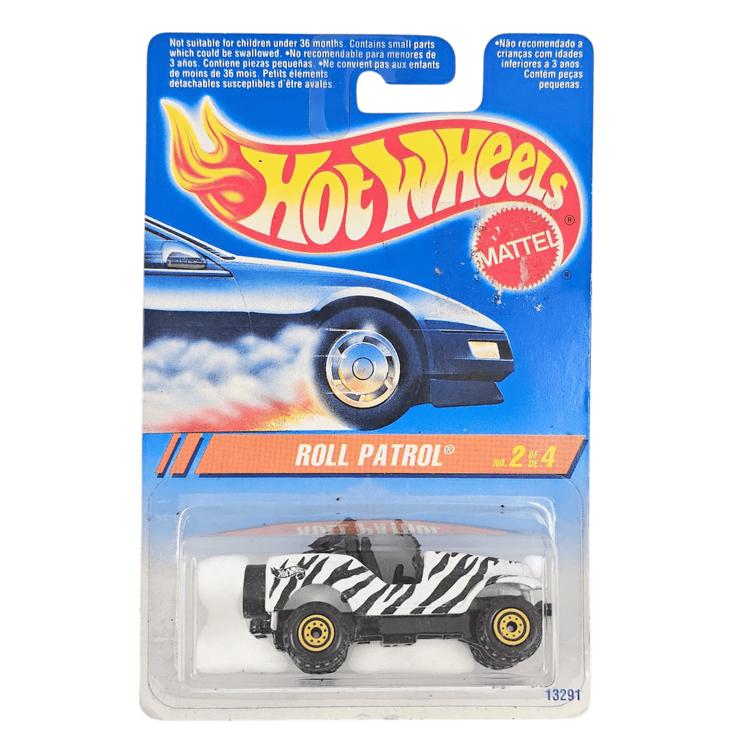 Hot Wheels - Roll Patrol - 1995 *Card Variation* - Top CollectiblesDiecastHot Wheels