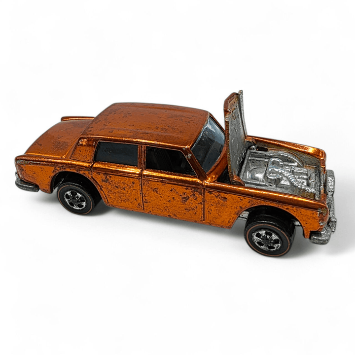 Hot Wheels - Rolls - Royce Silver Shadow - 1969 *Original Red Line - Canada &amp; Europe Exclusive Color* - Top CollectiblesDiecastHot Wheels