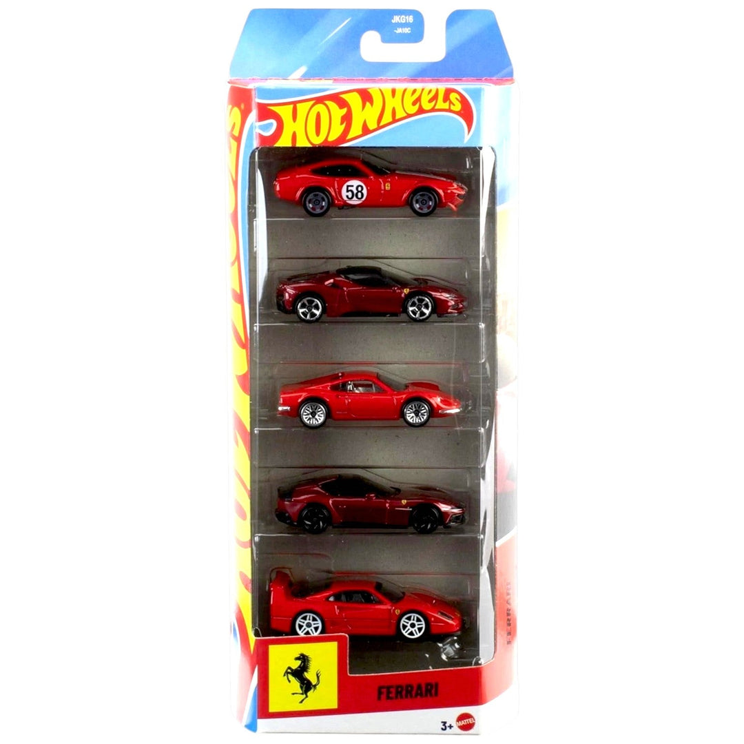 Hot Wheels - "Rosso" Ferrari 5-Pack - 2026 - Top CollectiblesDiecastHot Wheels