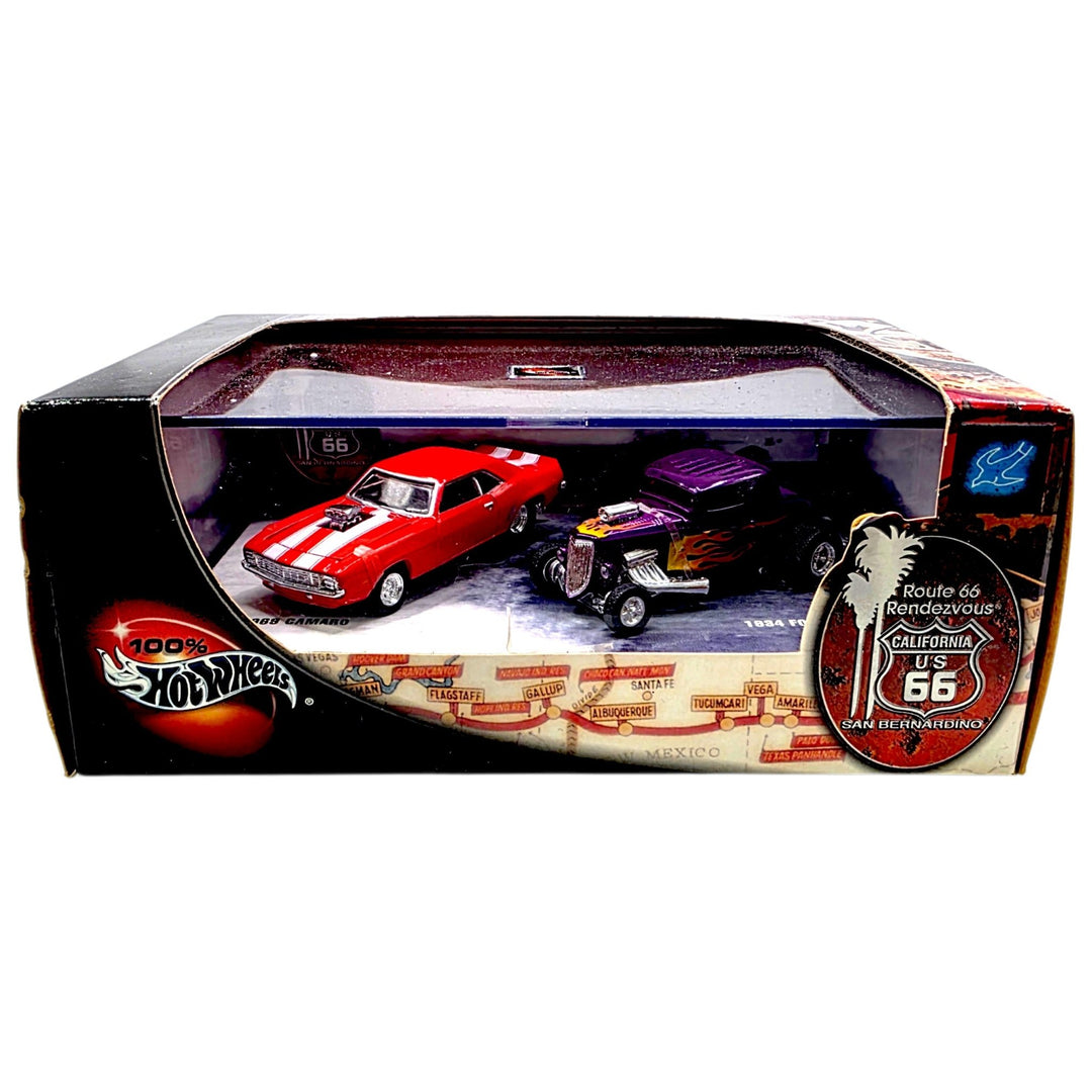 Hot Wheels - Route 66 Rendezvous 2-Car Set - 2002 - Top CollectiblesDiecastHot Wheels