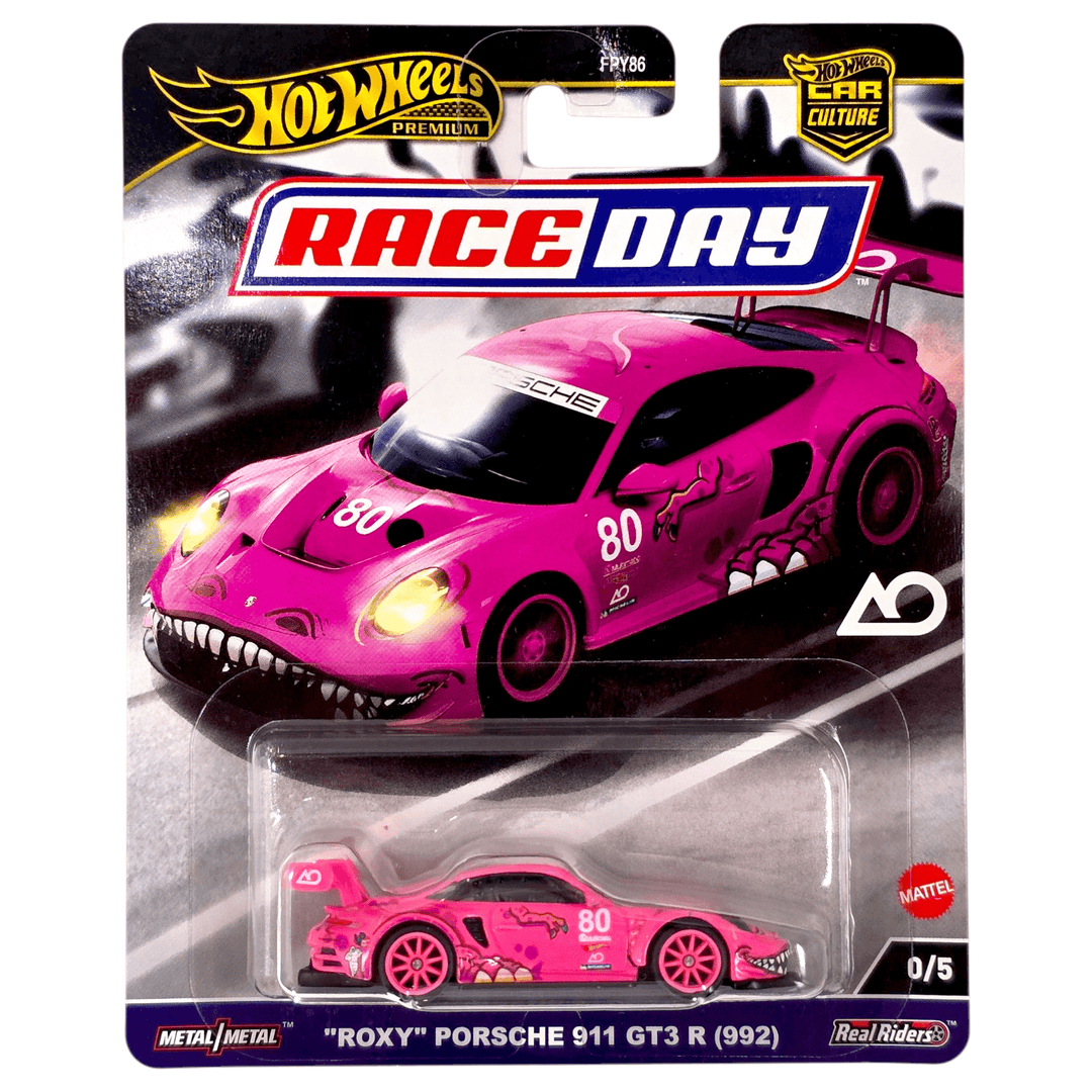 Hot Wheels - "Roxy" Porsche 911 GT3 R (992) - 2024 Race Day Series *Chase* - Top CollectiblesDiecastHot Wheels