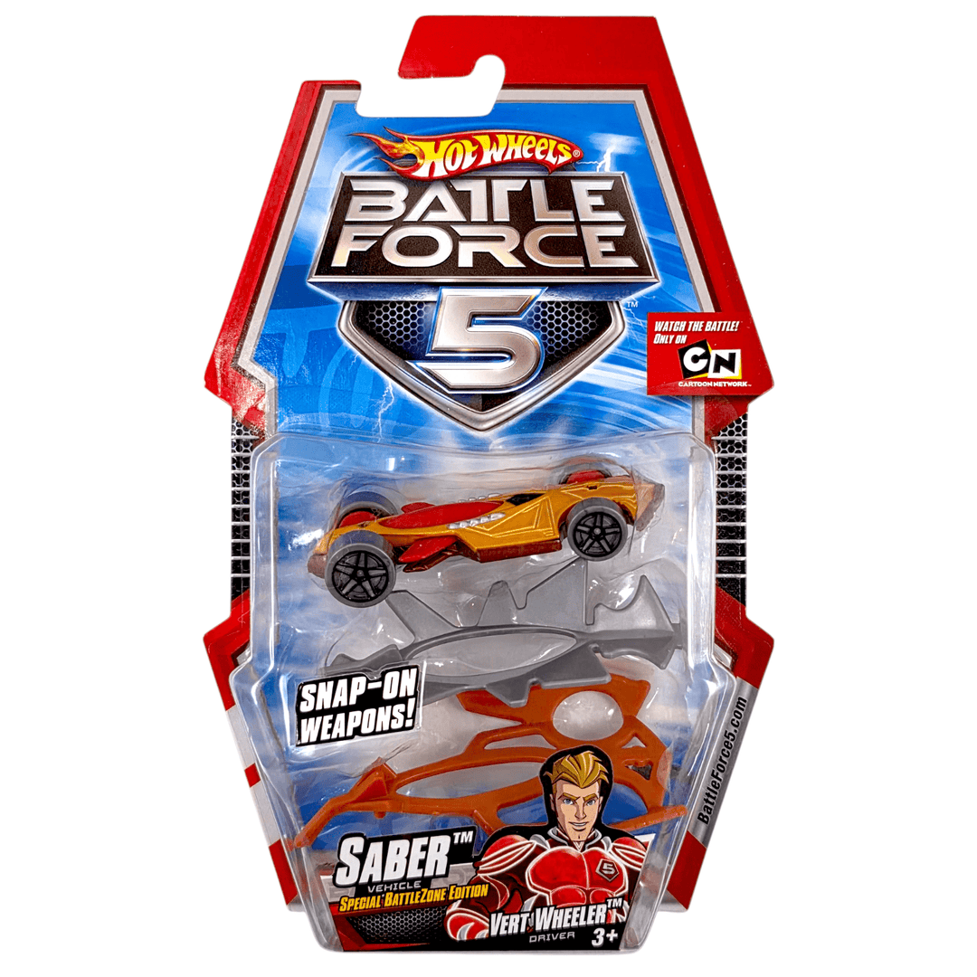 Hot Wheels - Saber - 2009 Battle Force 5 Series - Top CollectiblesDiecastHot Wheels