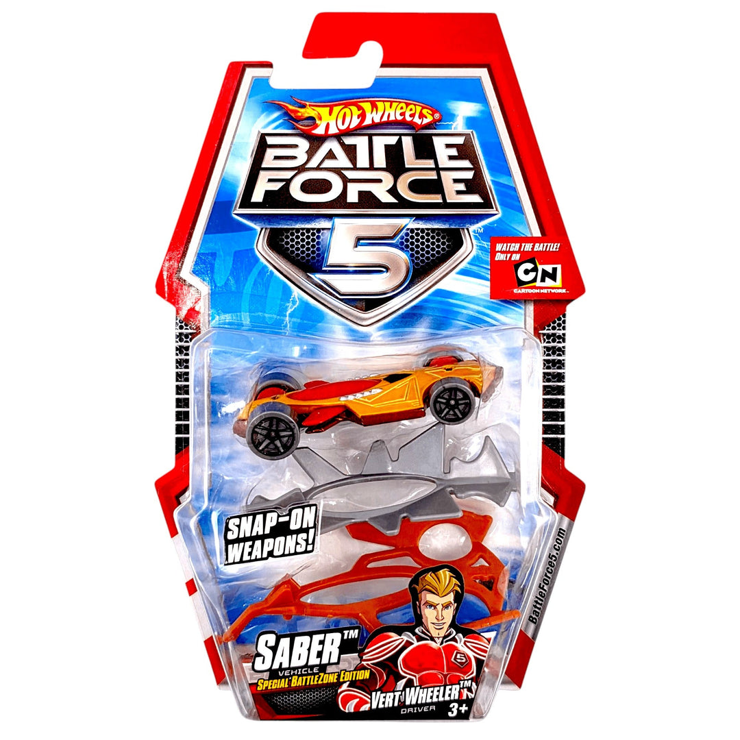 Hot Wheels - Saber - 2009 Battle Force 5 Series - Top CollectiblesDiecastHot Wheels