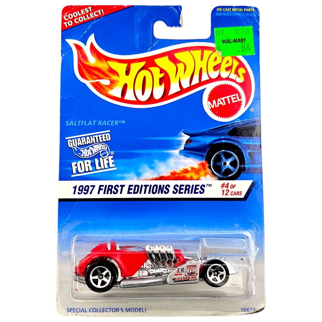 Hot Wheels - Saltflat Racer - 1997 *Card Variation* - Top CollectiblesDiecastHot Wheels