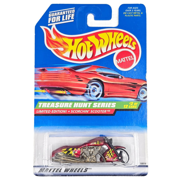 Hot Wheels - Scorchin' Scooter - 1998 *Treasure Hunt* - Top CollectiblesDiecastHot Wheels